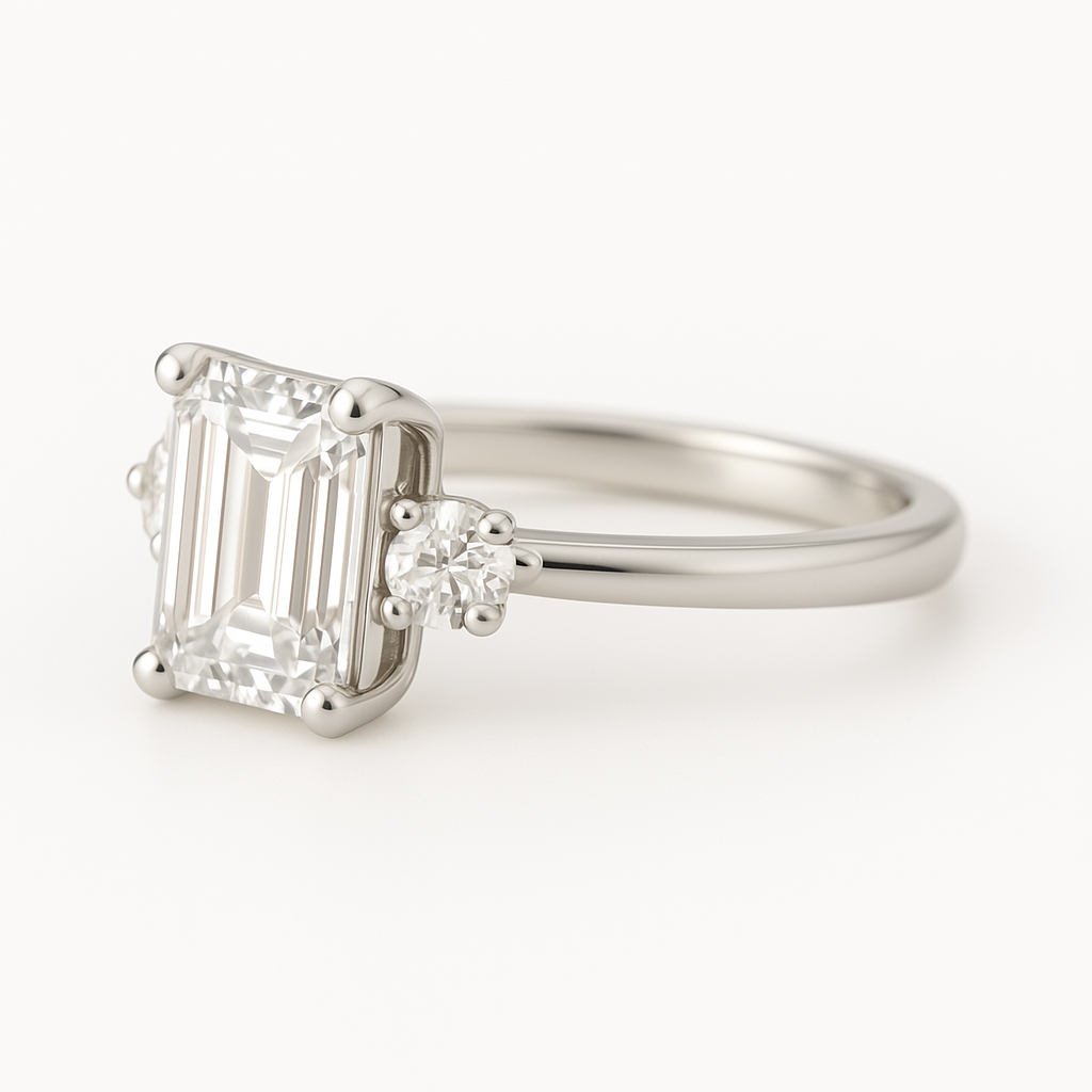 2_Carat_Emerald_Cut_Diamond_Gold_Engagement_Ring_-_Three_Stone_Ringgold_solitaire_engagement_ring-2_Carat_Emerald_Cut_Diamond_Gold_Engagement_Ring_-_Three_Stone_Ring11