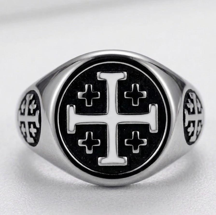 Jerusalem Cross Ring