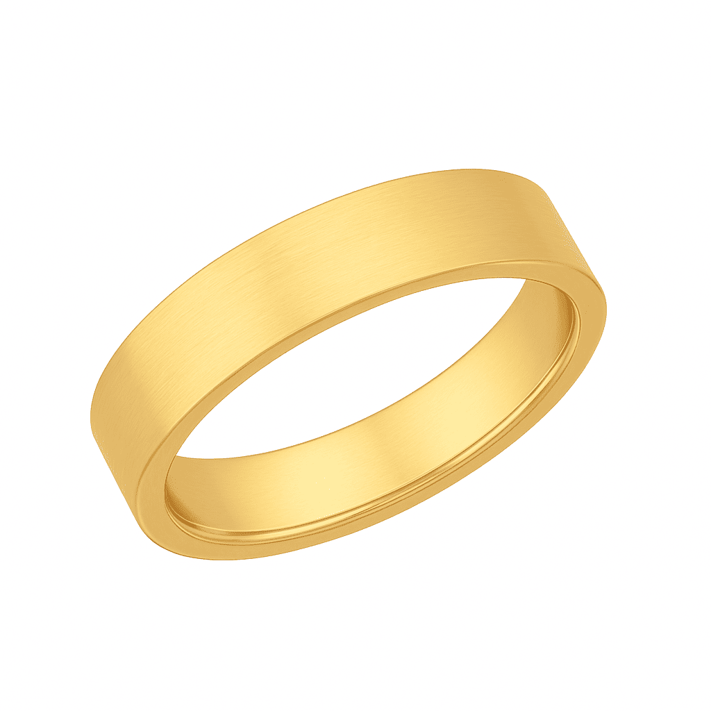 Minimalist Silver Daughter Ring yellow