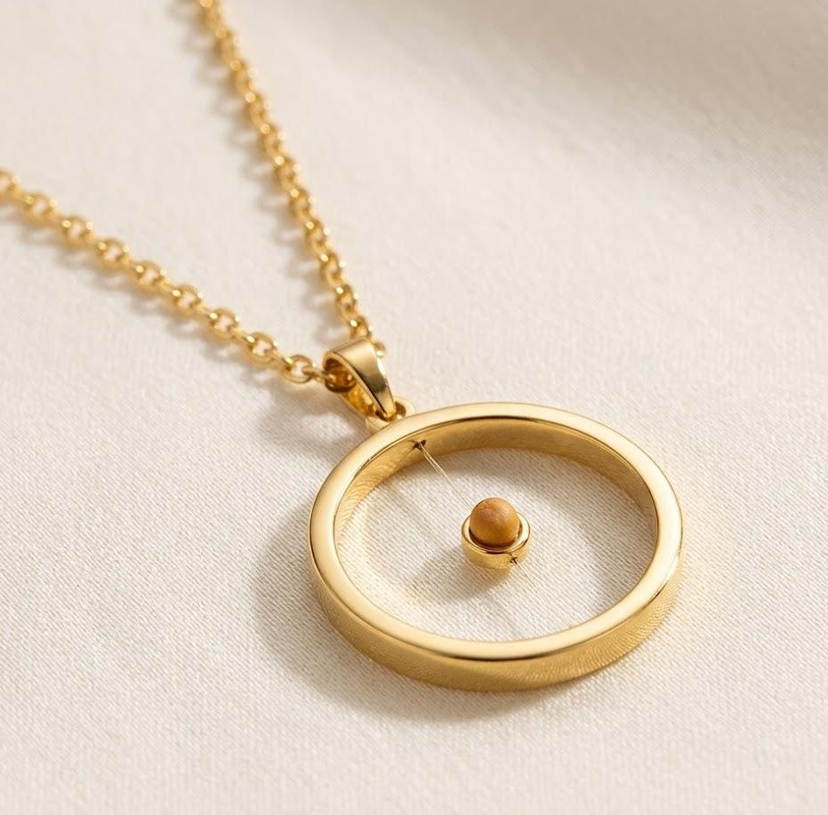 "Move Mountains" Real Mustard Seed Pendant