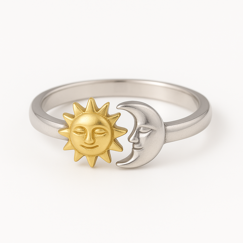 Sun and Moon Promise Ring