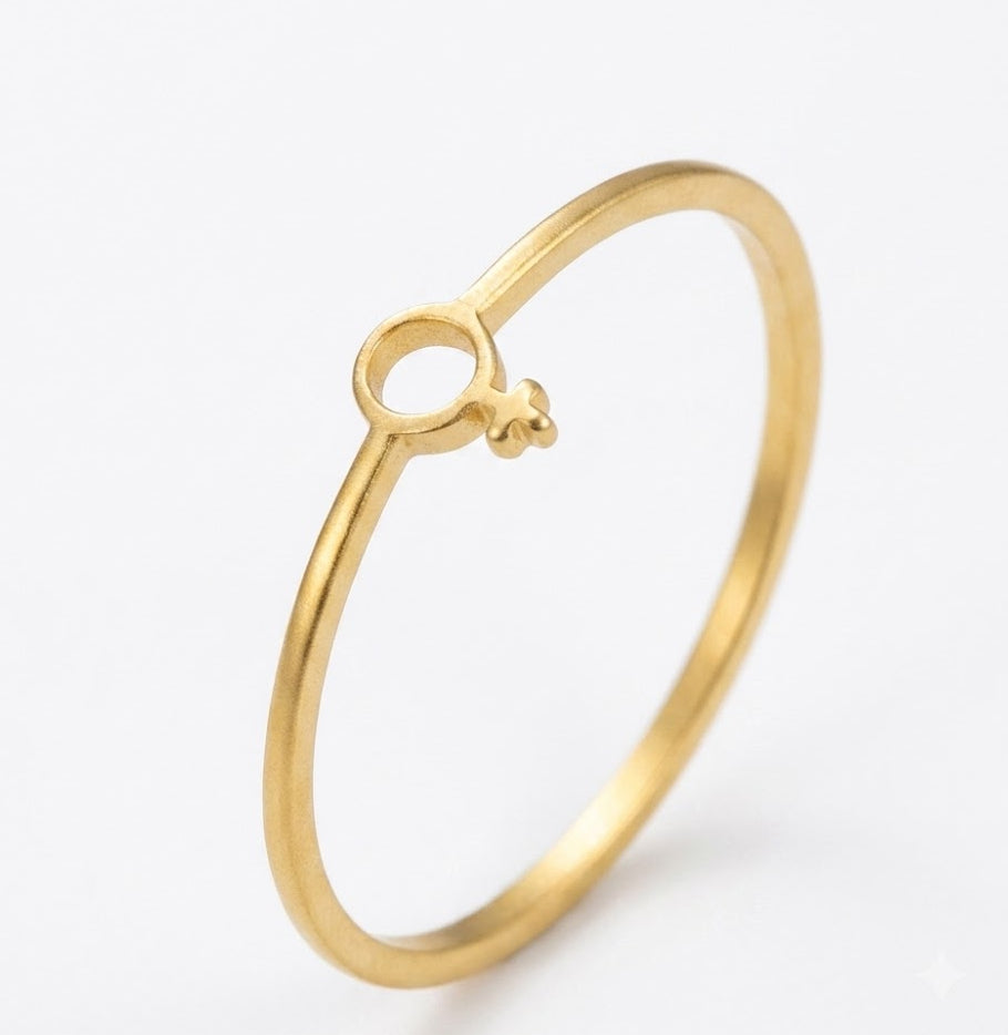 Venus Symbol Engagement Ring