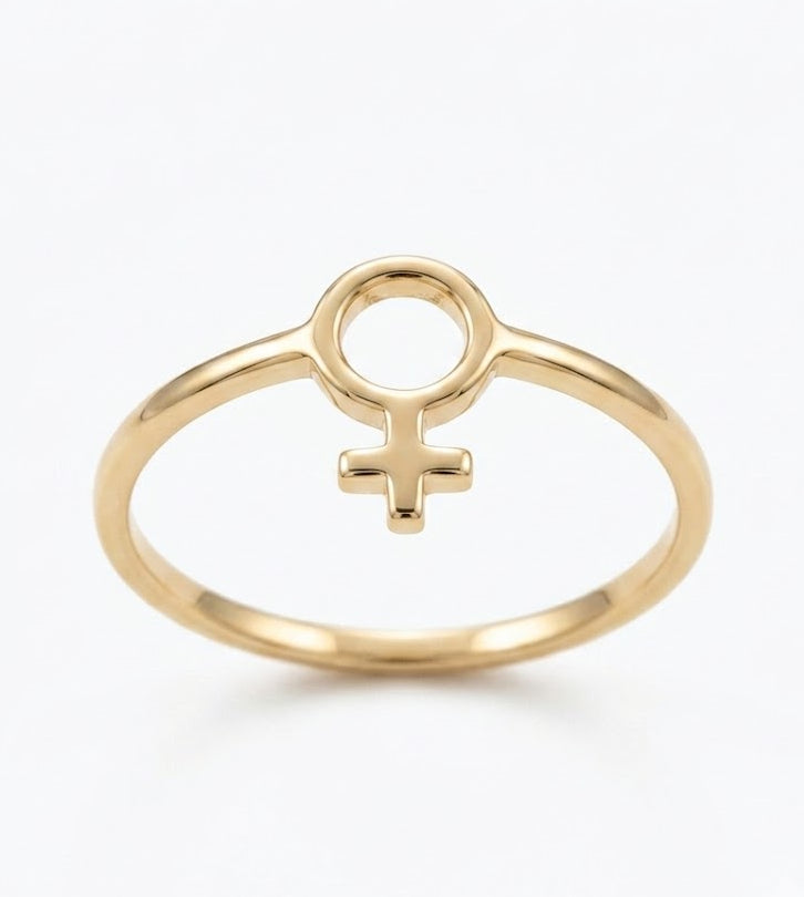 Venus Symbol Engagement Ring1