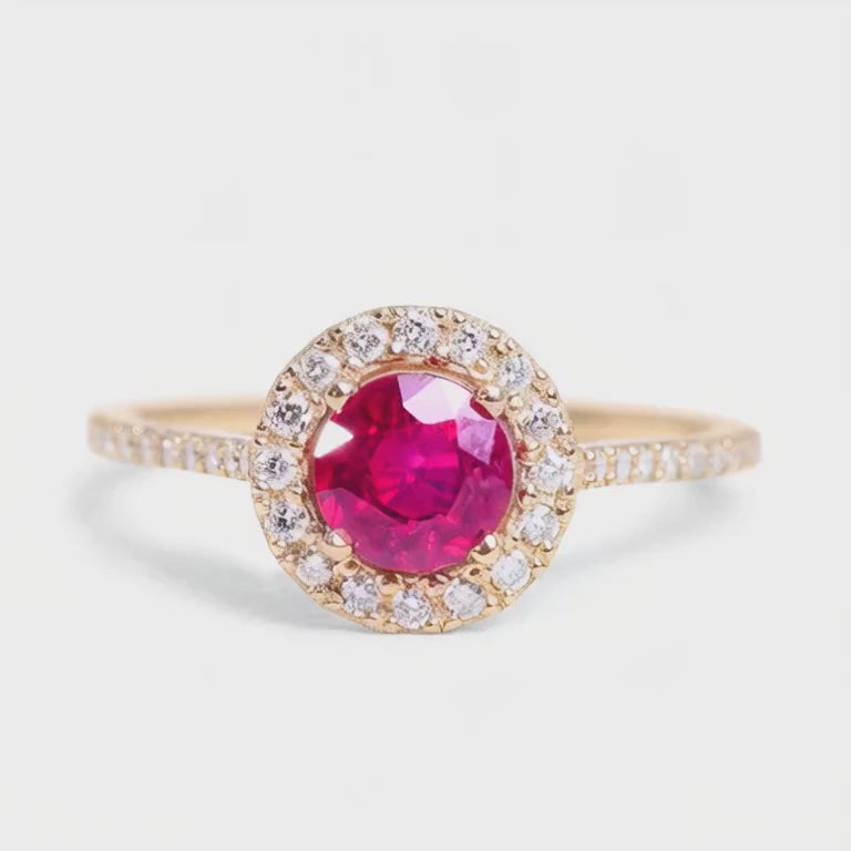 Ruby Engagement Ring video