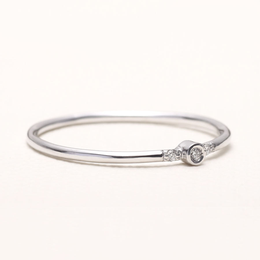 Simple Diamond Promise Ring_14KWhiteGold1