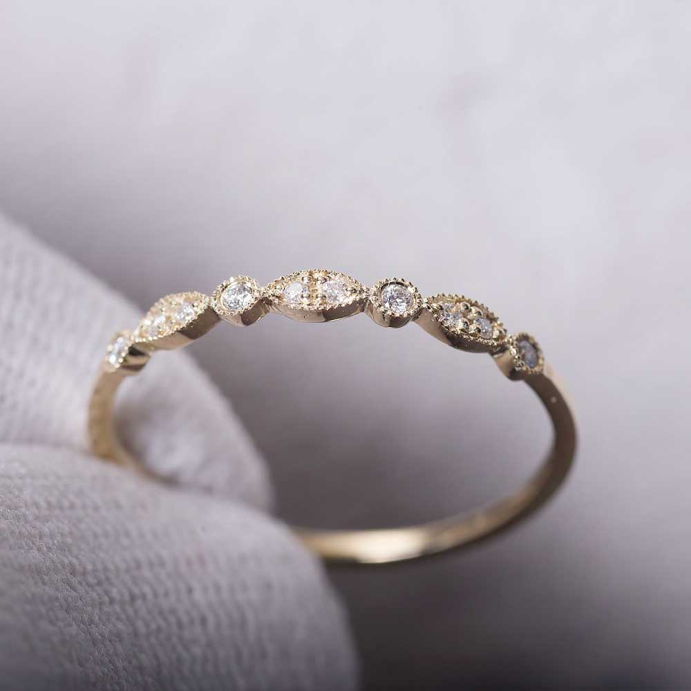 Art_Deco_Wedding_Band 4 | one2threejewelry.com