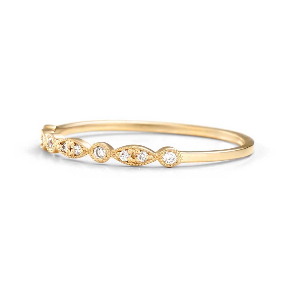Art_Deco_Wedding_Band 2 | one2threejewelry.com