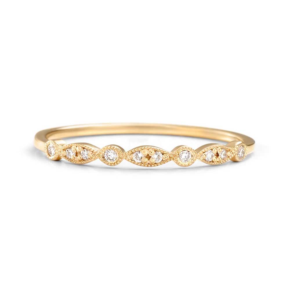 Art_Deco_Wedding_Band | one2threejewelry.com