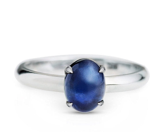 Sapphire Cabochon Ring