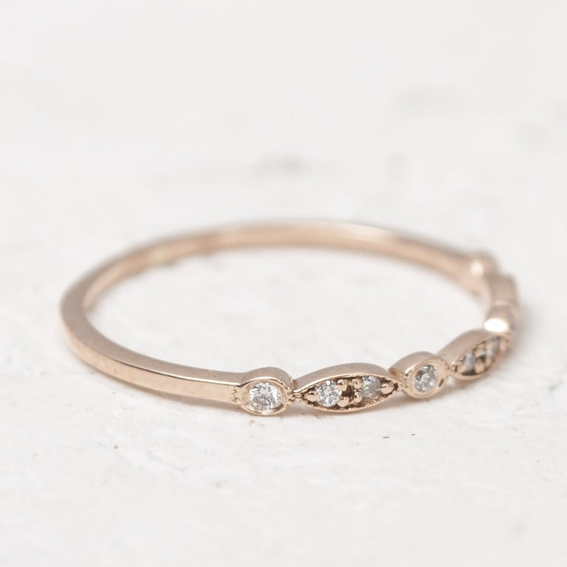 Rose Gold Wedding Band1