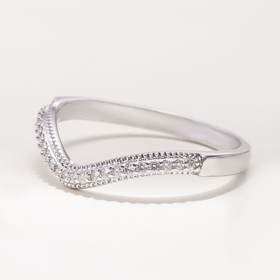 Pave Promise Rings