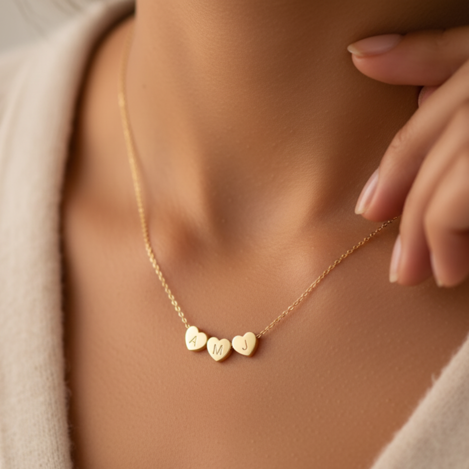 Initial Necklaces Silver