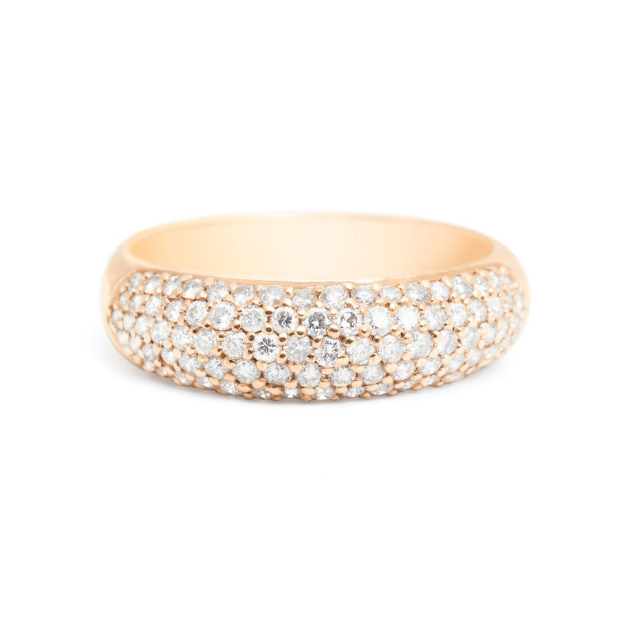 Buy 14k gold Diamond Pave Engagement Rings online