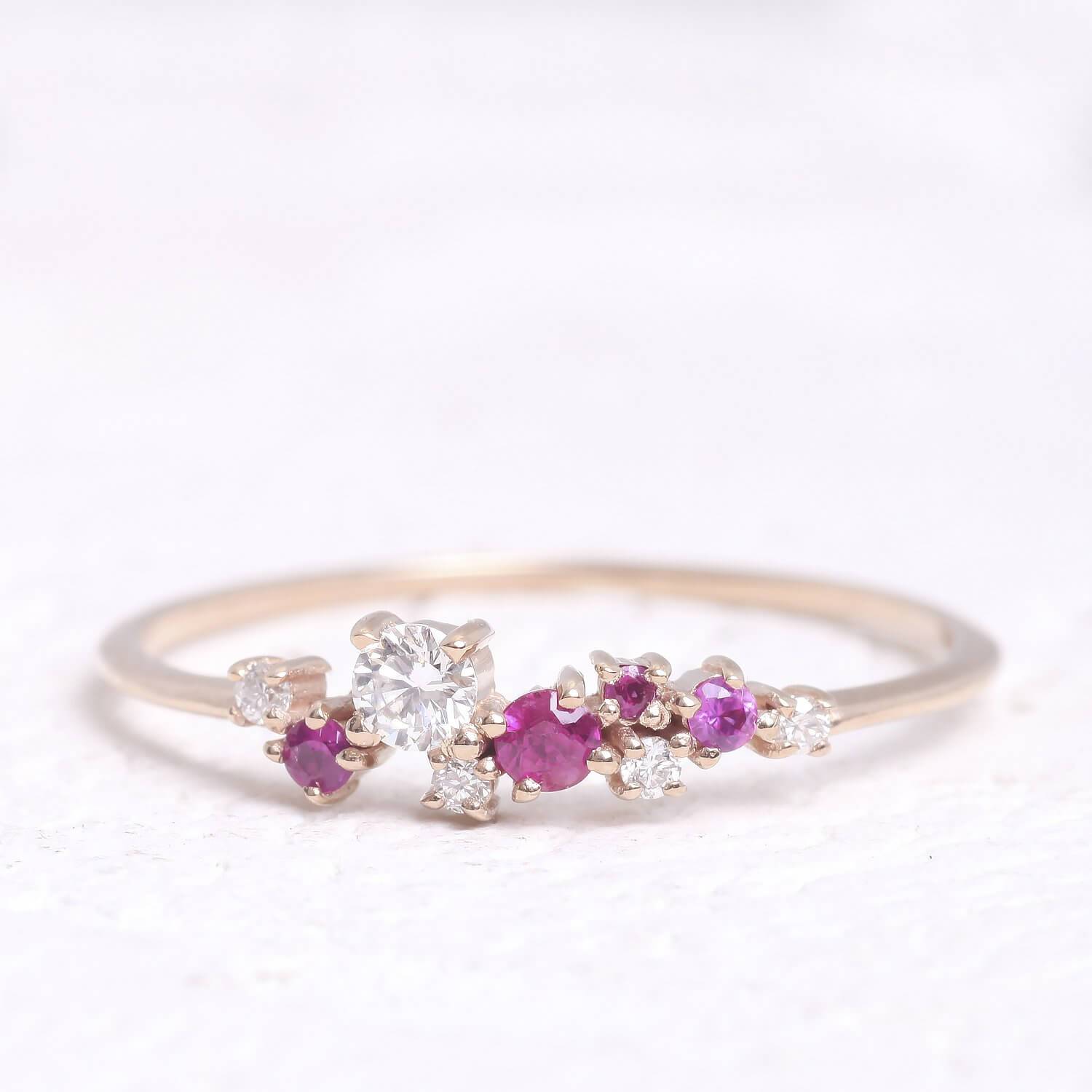 Ruby Engagement Rings 