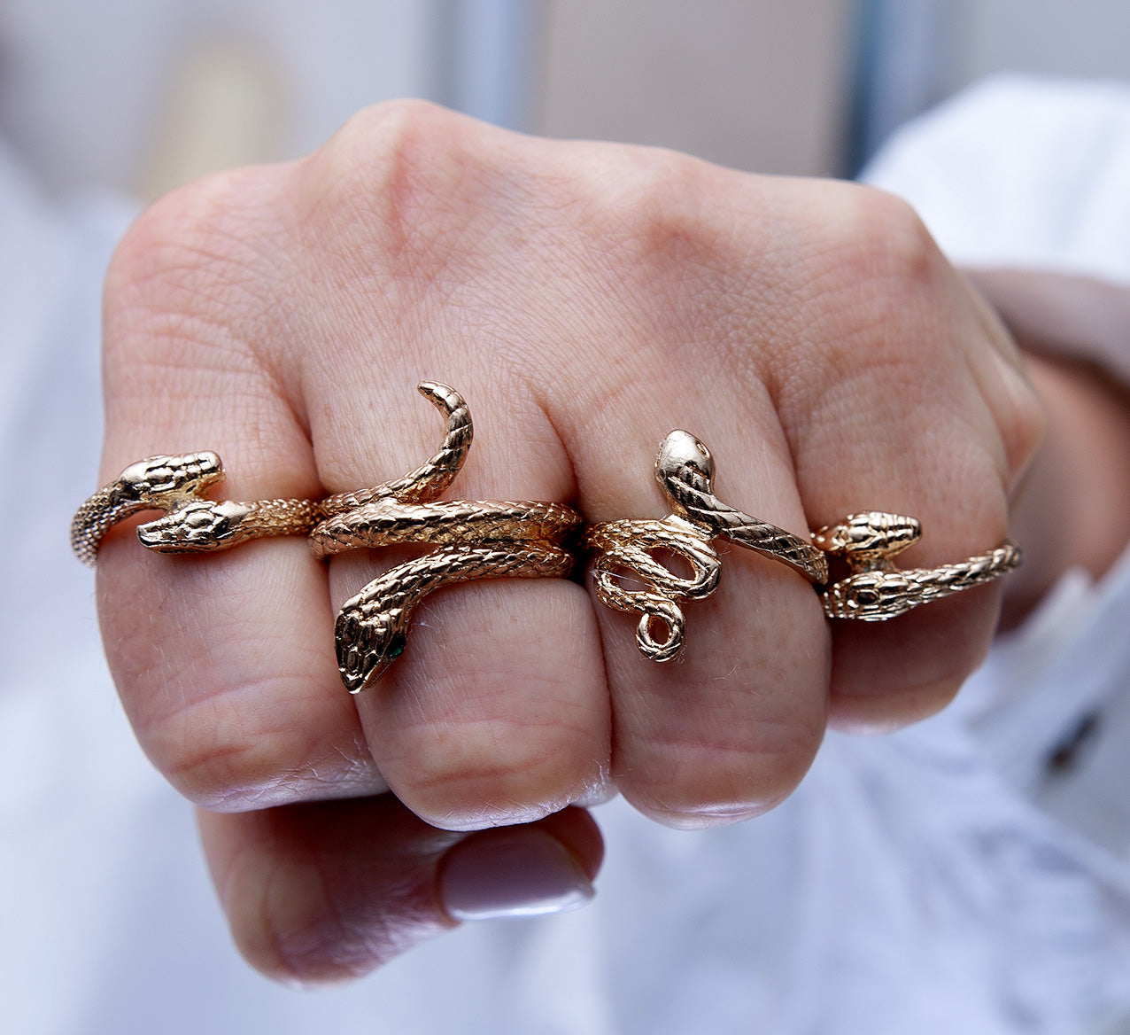 snake rings