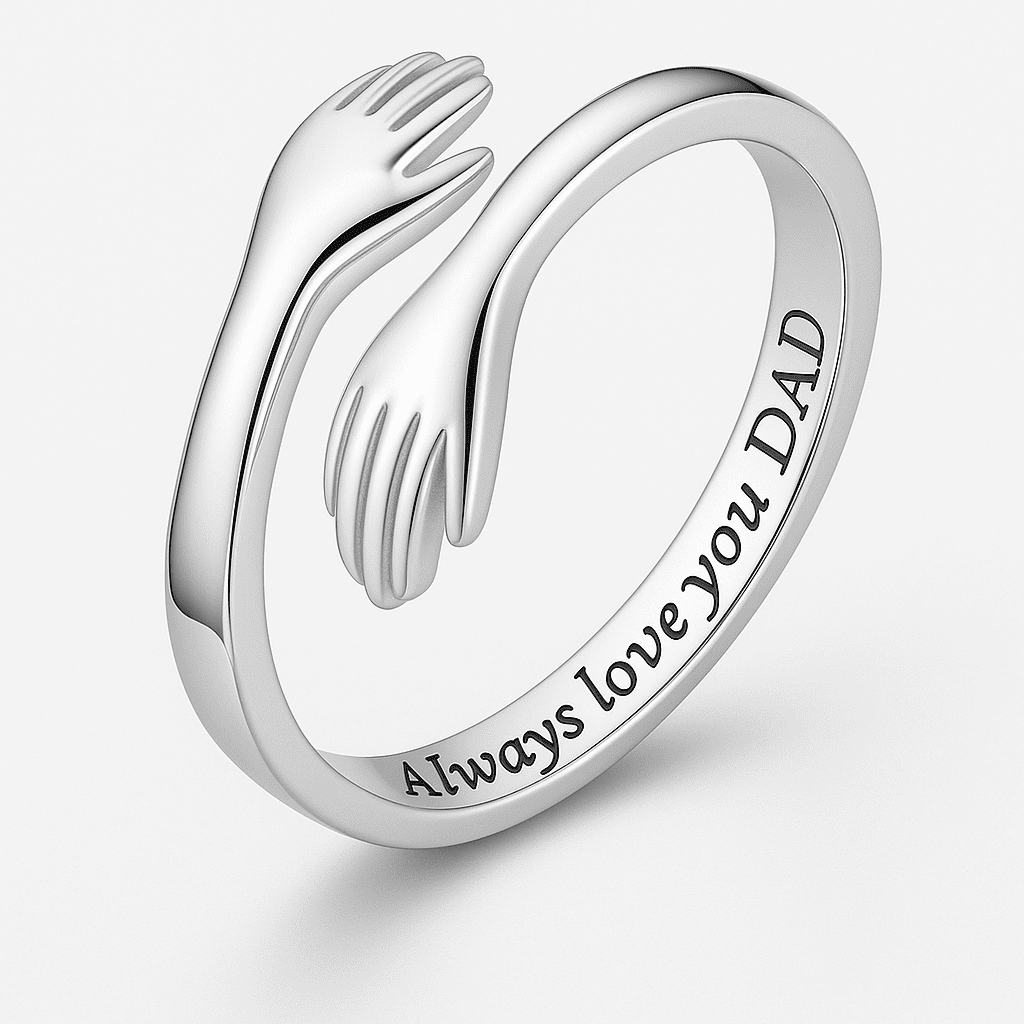 Silver Infinity Daughter Ring