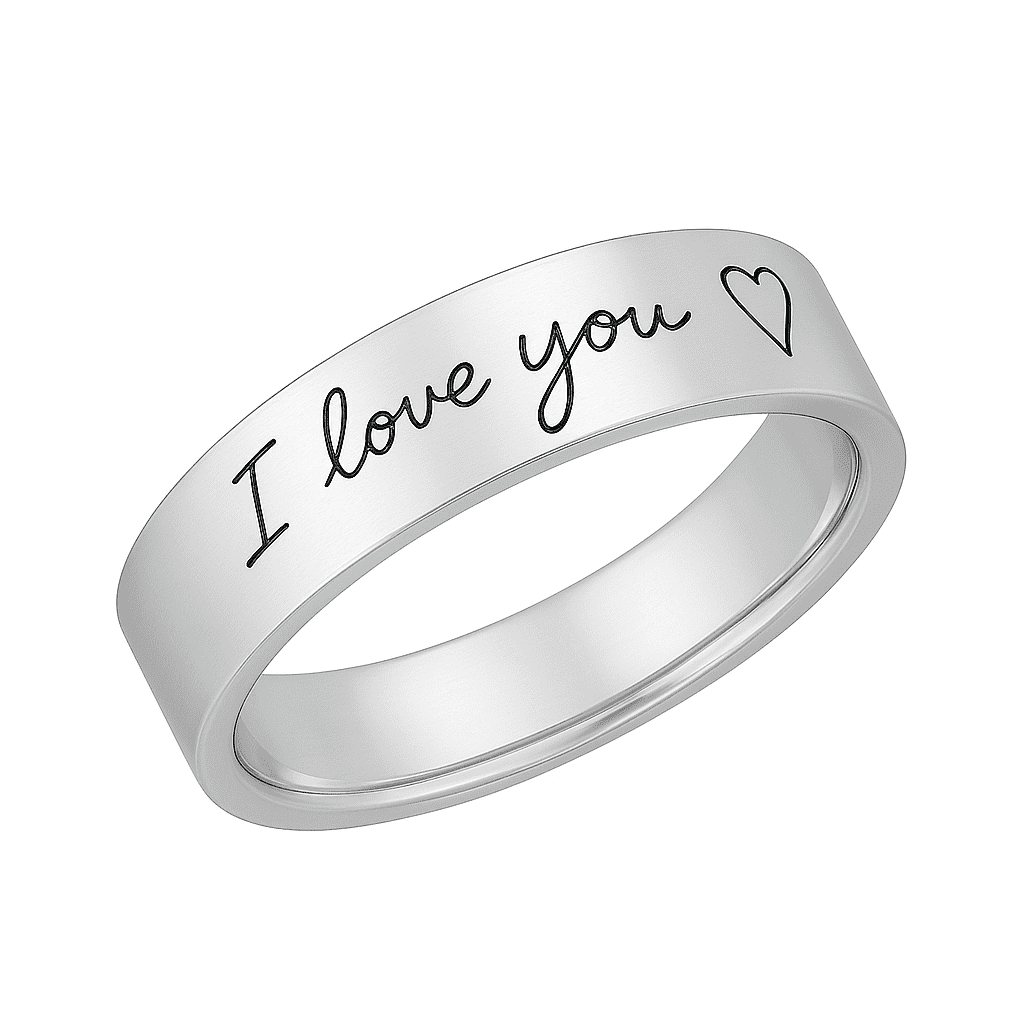 Simple Promise Ring from Fathers to Daughters