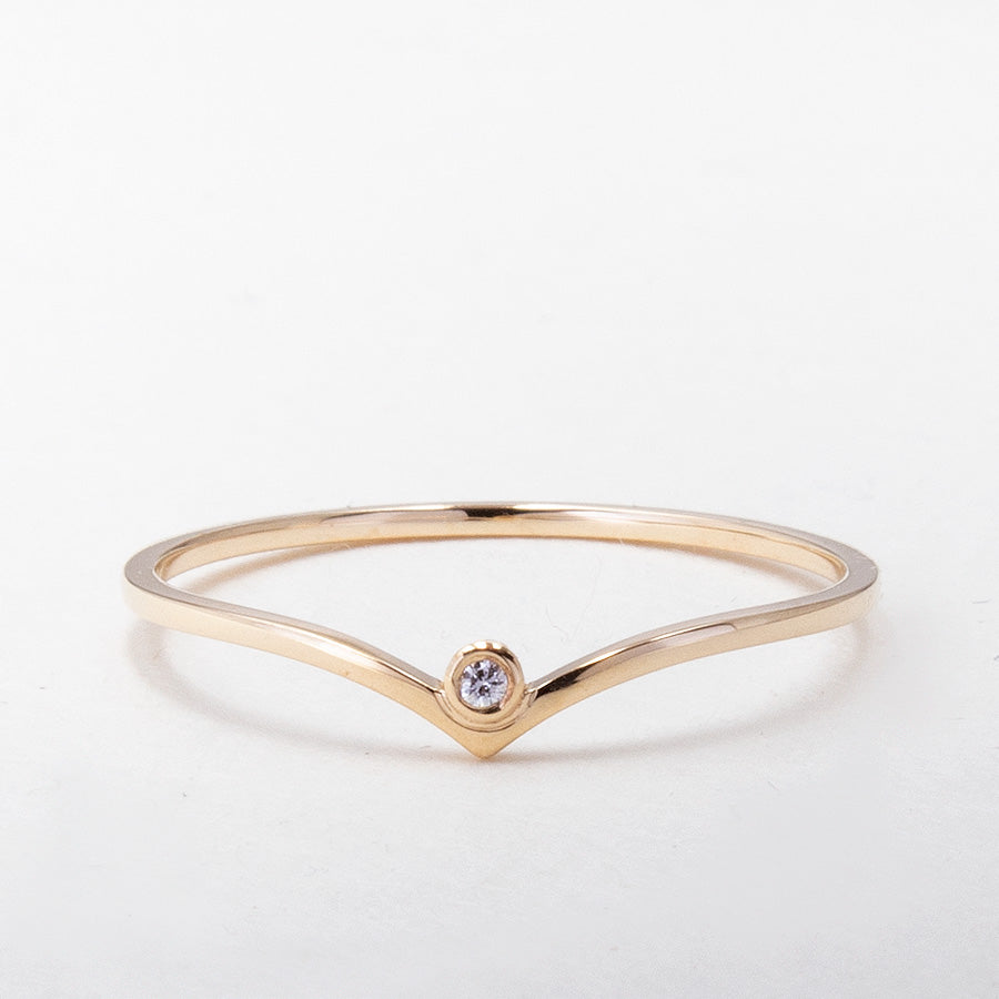 Affordable Simple Gold Promise Rings For Her