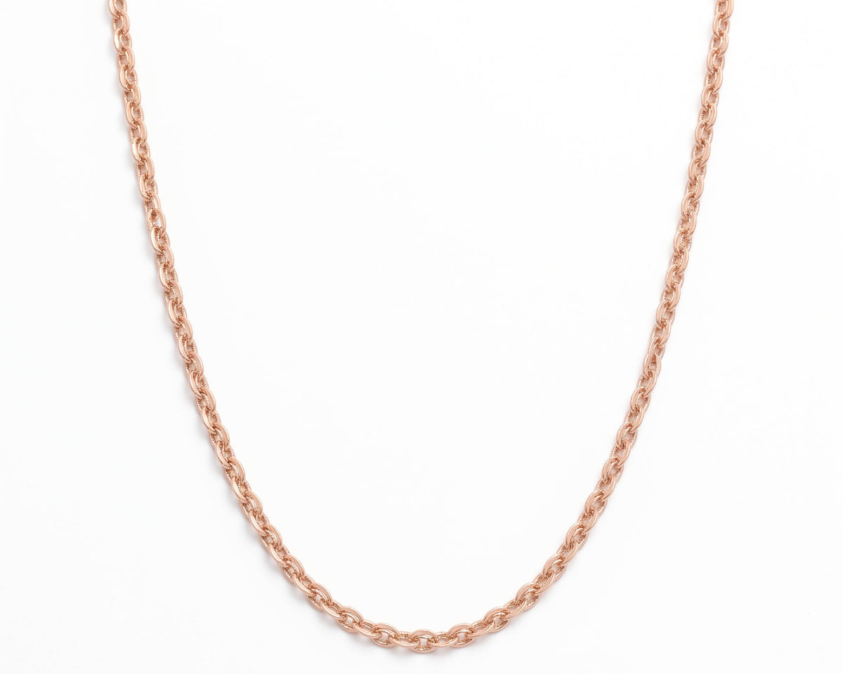 A delicate Dainty Gold Nonna Chain Necklace, displayed against a clean white background.