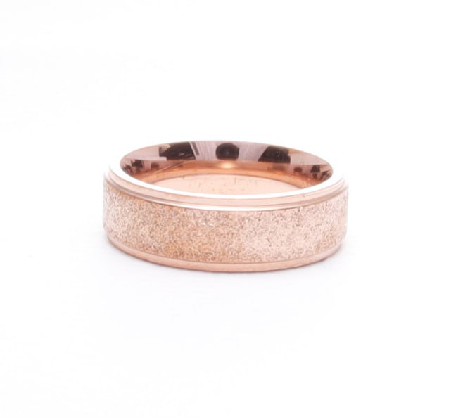 Rose Gold Wedding Band - One2Three Jewelry