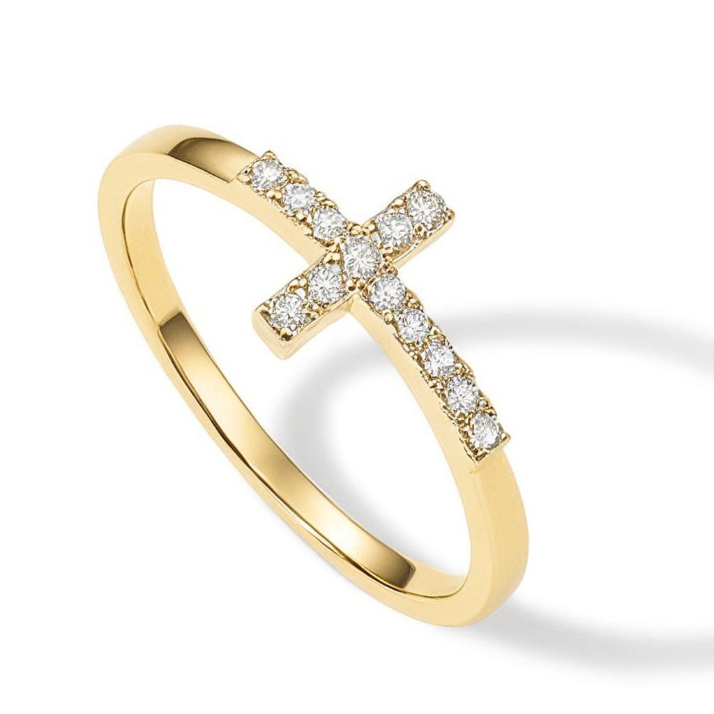 Cross_Ring_Silver-yellow_gold