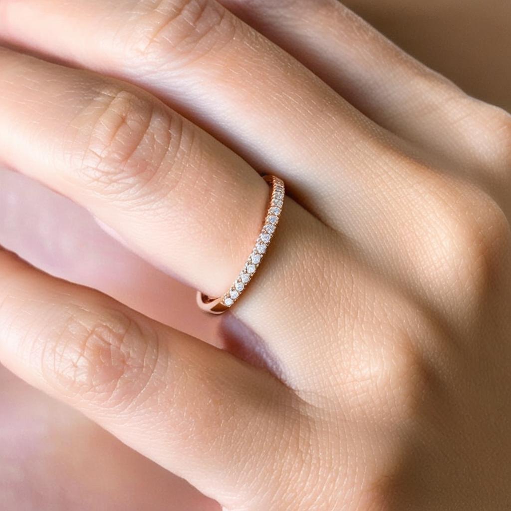 Elegant sterling silver ring perfect for everyday wear on models hands
