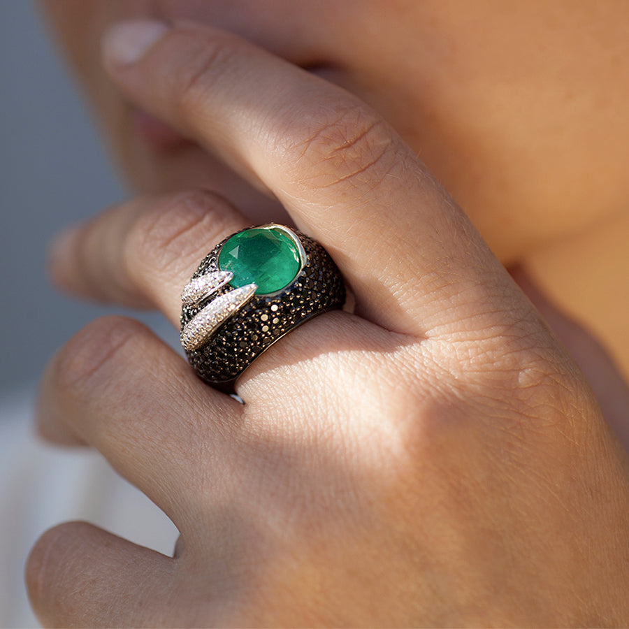 Emerald Ring - Buy on One2Three Jewelry