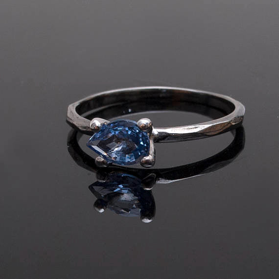 Drop Sapphire Promise Ring23