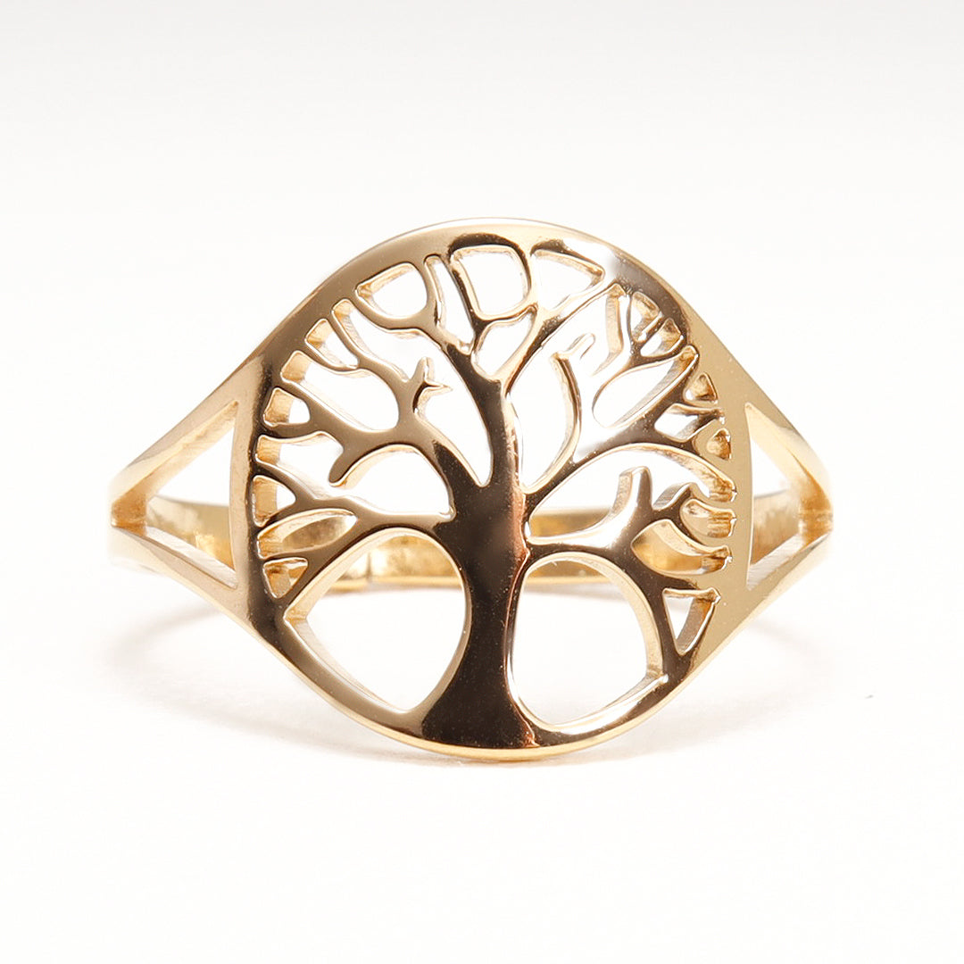 Family Tree Ring Gold