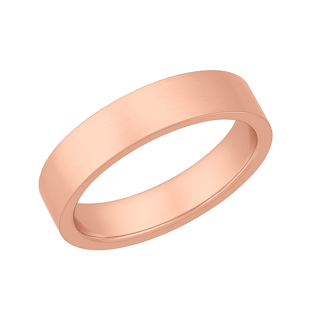 Minimalist Silver Daughter Ring rose