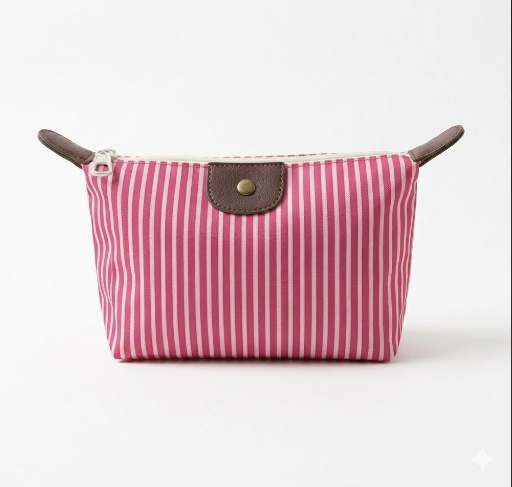 Pack-and-Go Nylon Travel Pouch – Vibrant & Lightweight