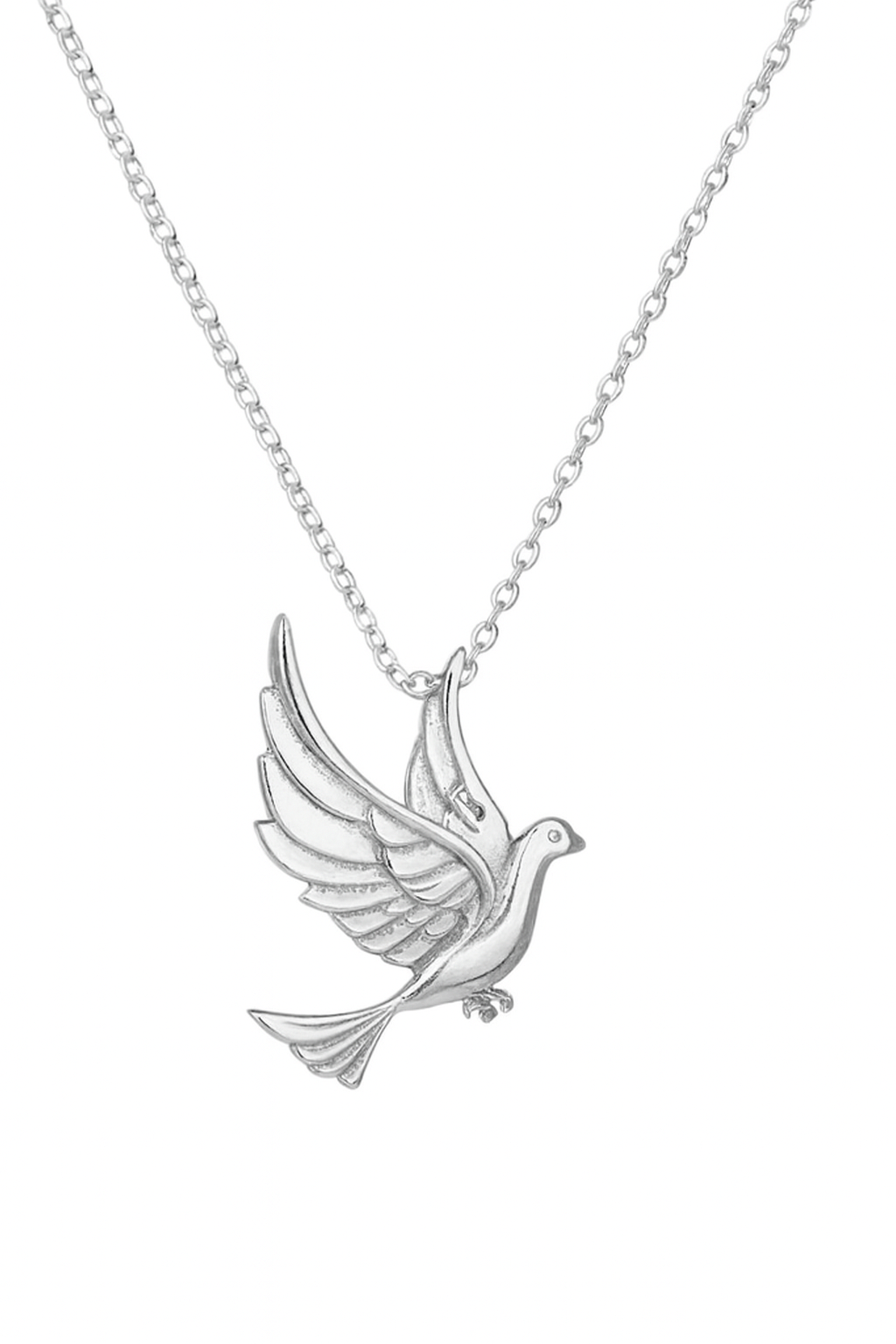 Silver Dove Necklace