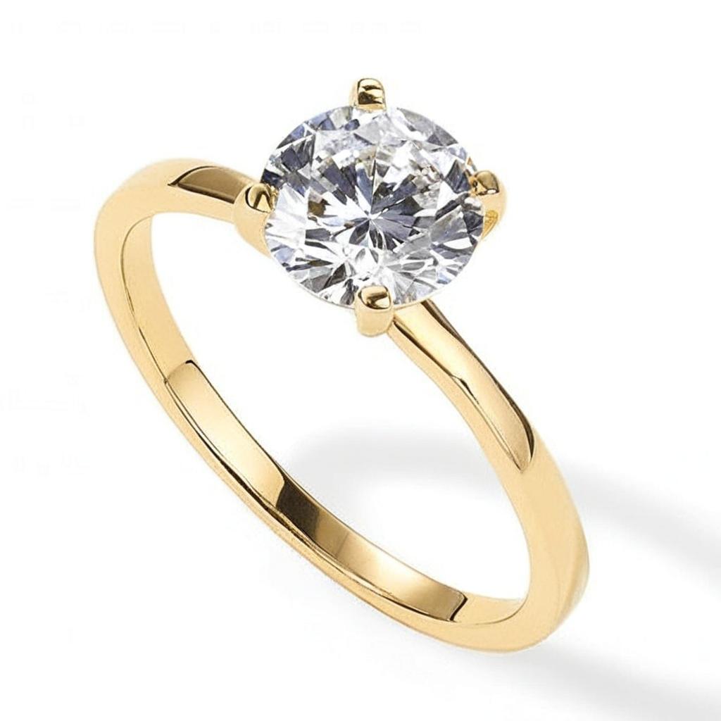 Silver_Moissanite_Ring-yellow_gold_plated