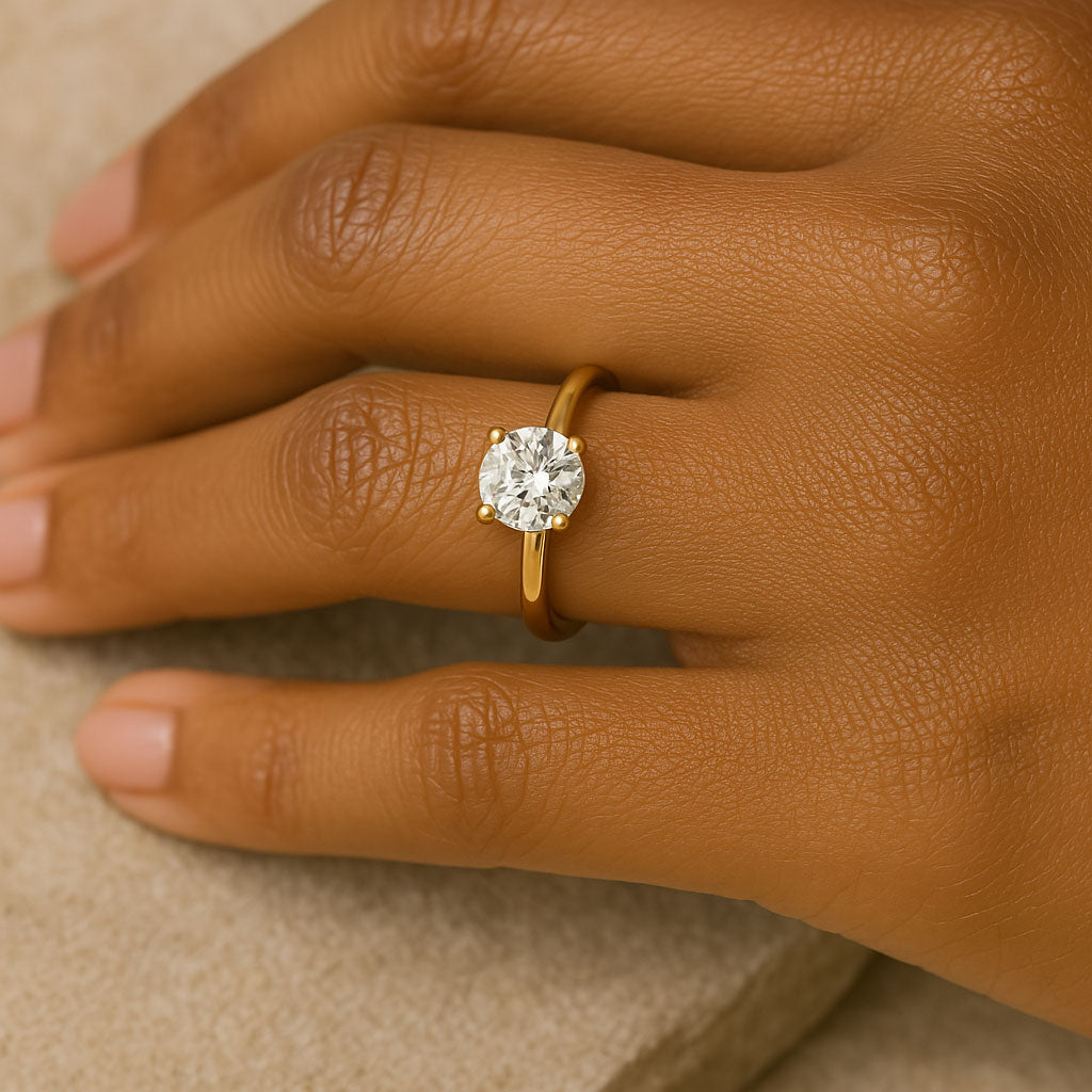 Timeless_1.5_Carat_Lab-Grown_Diamond_Solitaire_Ring_in_14K_Gold_yellow_on_finger3