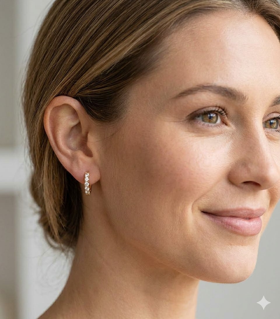Hypoallergenic Diamond Alternative Earrings