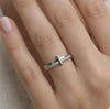Sterling Silver Sideways Cross Purity Ring-video