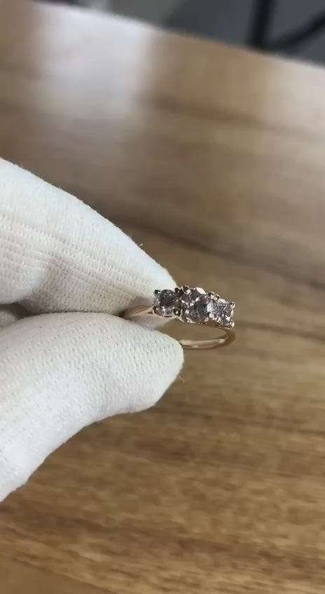 3 Diamond Engagement Ring video