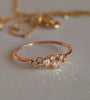 Gold Cluster Diamond Ring-video