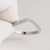 Chevron Diamond Wedding Band-video