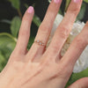 Rose Gold Cluster Ring-video