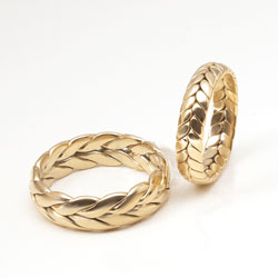 wedding set yellow gold