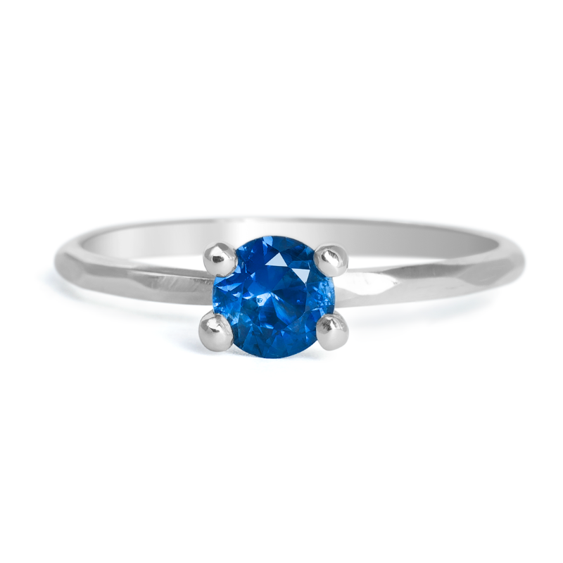 Solitaire Sapphire Ring