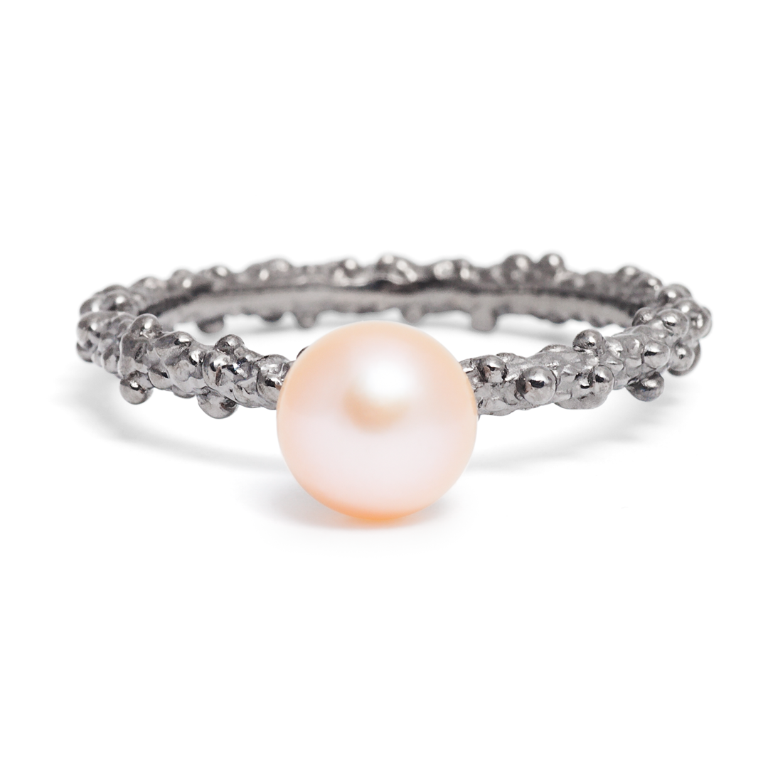 Gold Pearl Ring