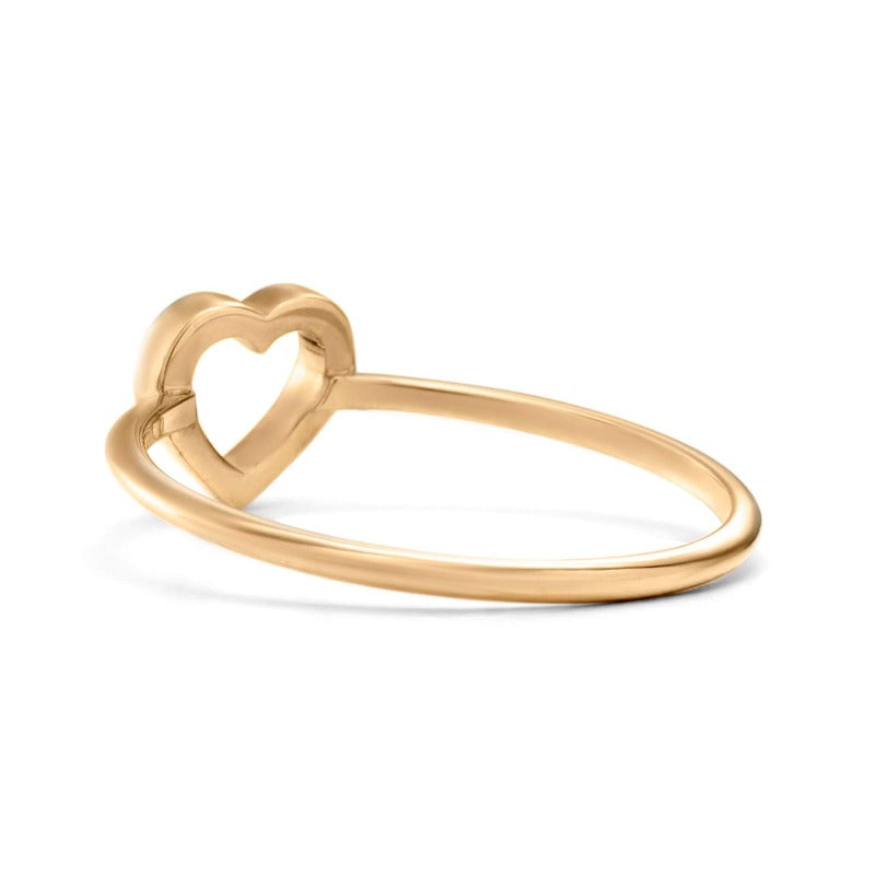 Heart 14K_Yellow_Gold Dainty Ring3