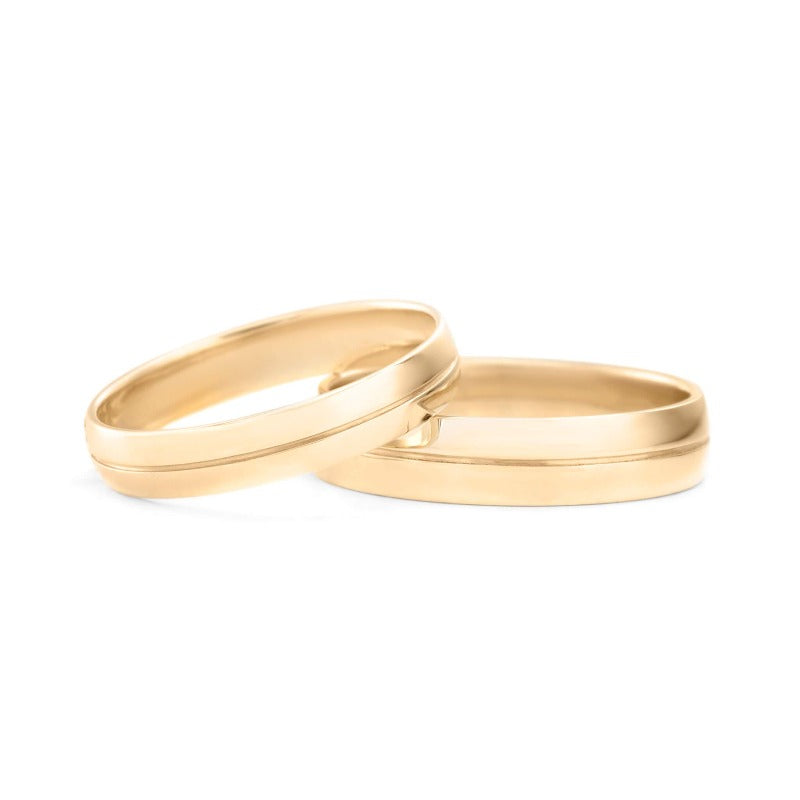 14K Gold_Modern Male Wedding Band_set-1