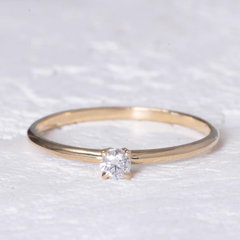 Classic Engagement Ring_14K_GODL_Diamond_one2threejewelry3