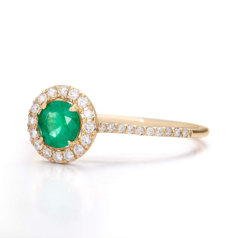 Emerald Engagement Ring_one2threejewelry1