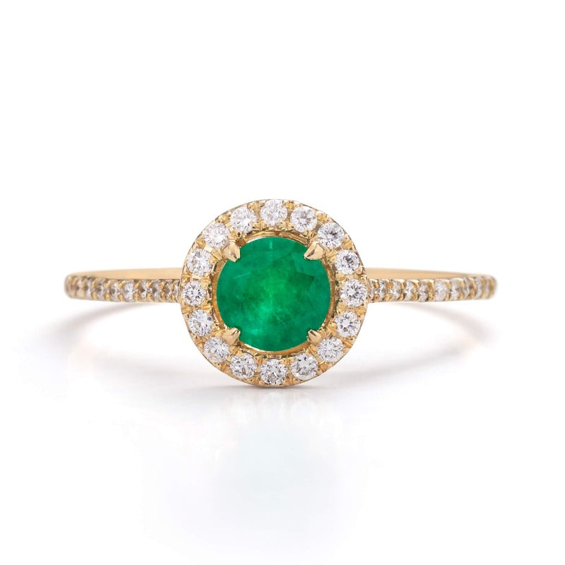 Emerald Engagement Ring_one2threejewelry