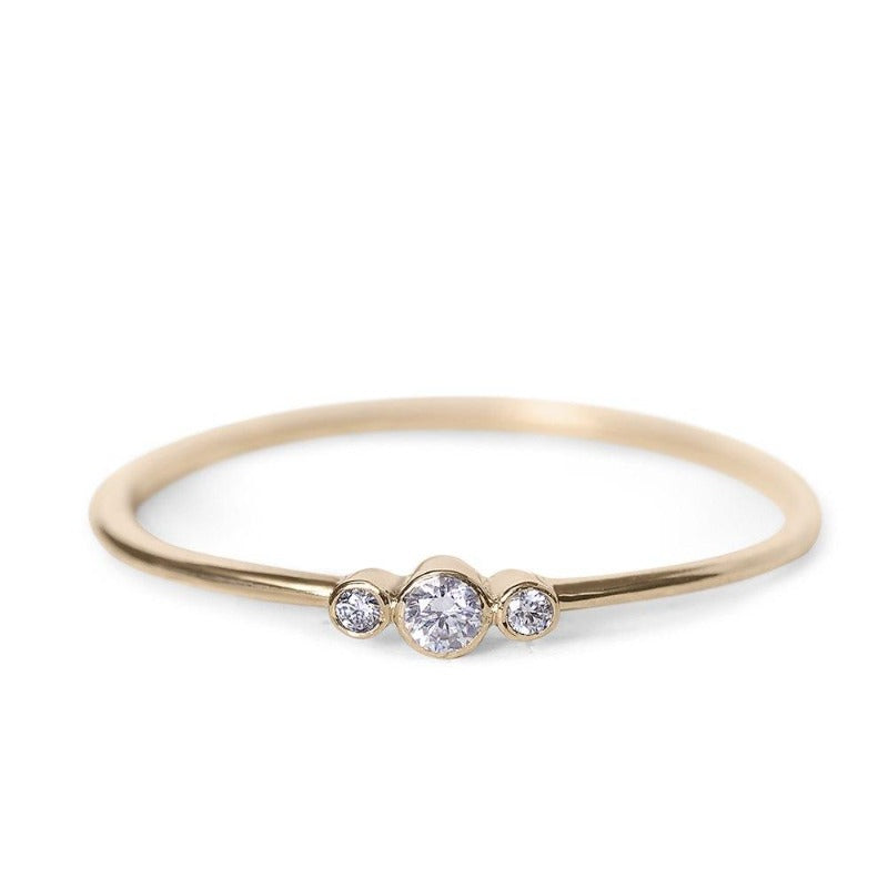 Affordable Simple Gold Promise Rings For Her