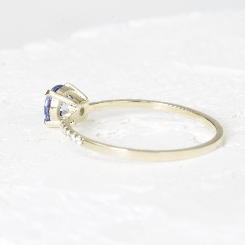 Sapphire Diamond Ring_14KYellowGold2